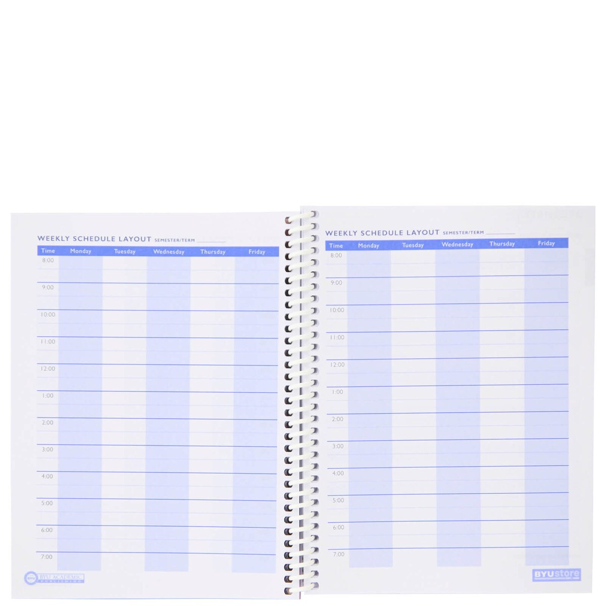BYU Academic WinterSpring 2025 Planner