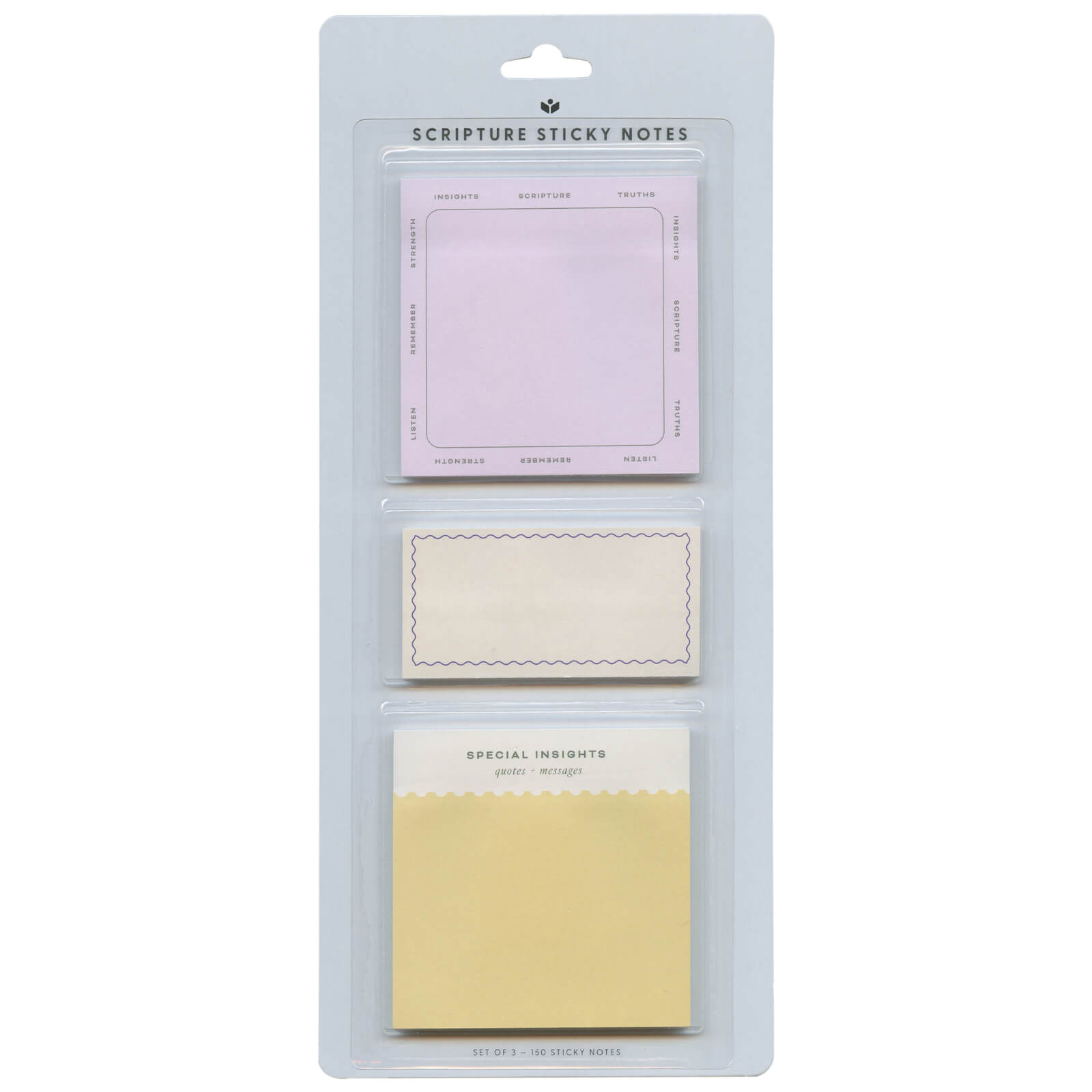Scripture Stick Notes Insight Scripture Sticky Notes - 3 Pack