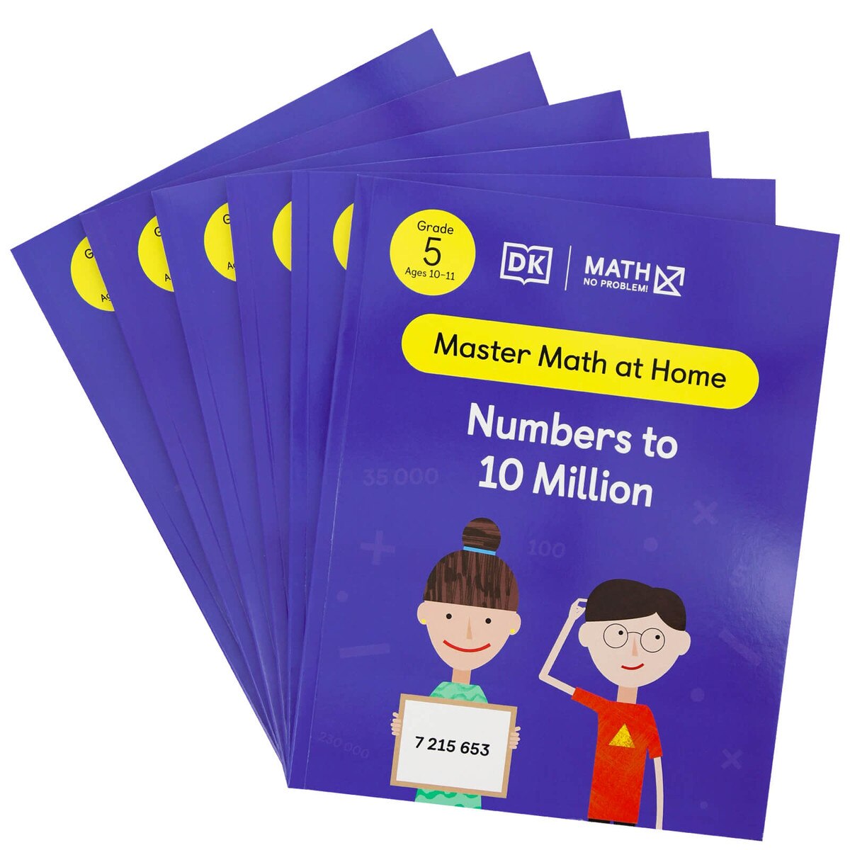 Master Math at Home: 6 Workbooks Grade 5 by Math No Problem!