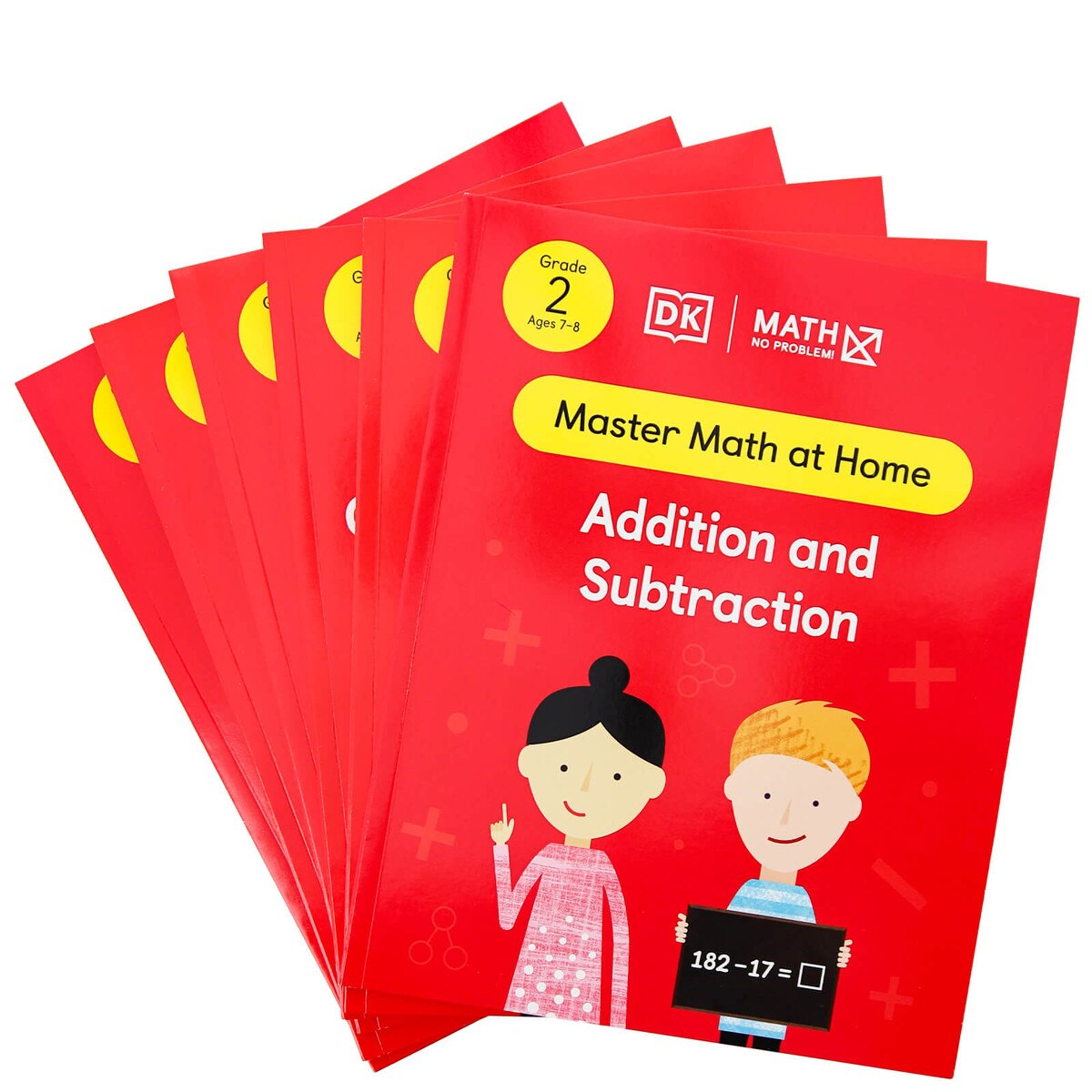 Math - No Problem! Collection of 6 Workbooks, Grade 2 Ages 7-9 by DK Books