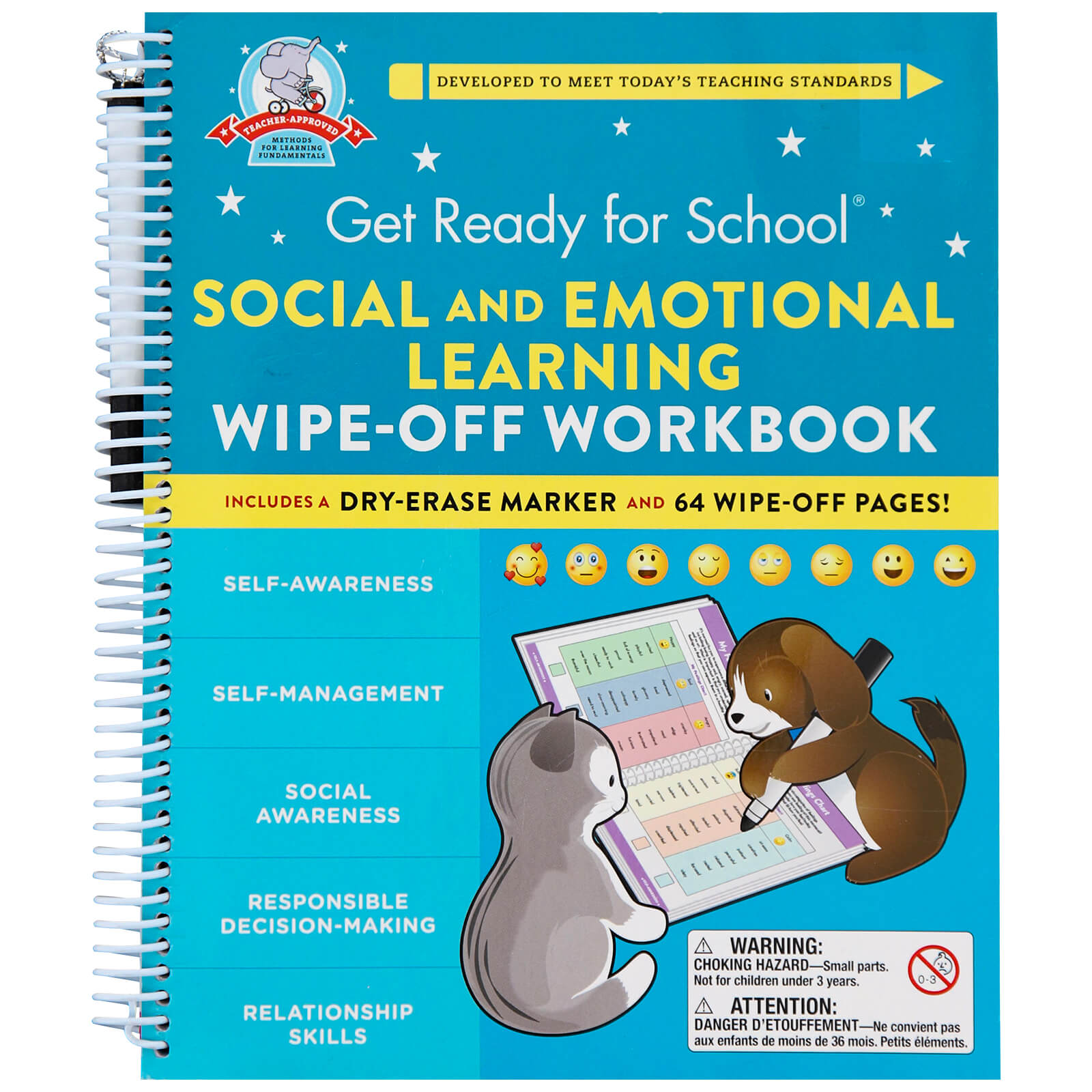 Get Ready for School: Social and Emotional Learning Wipe-Off Workbook ...