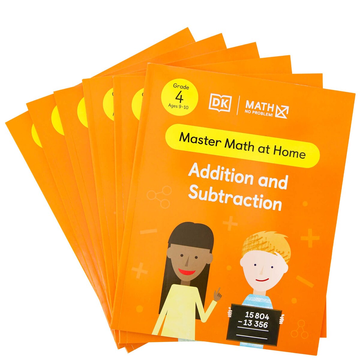 Math - No Problem! Collection of 6 Workbooks, Grade 4 Ages 9-11 by DK Books