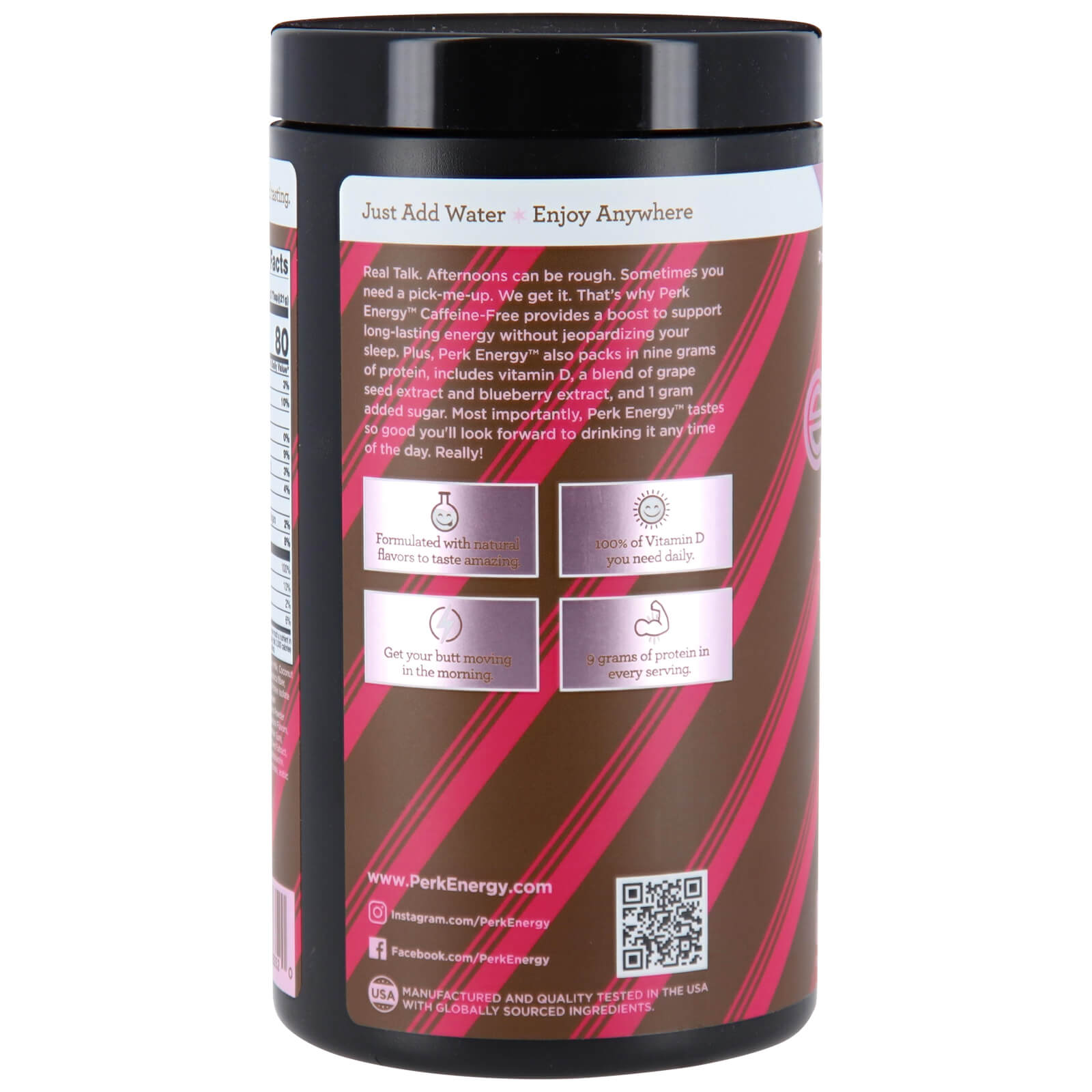 Perk Energy Caffeine-Free Mint Chocolate Truffle - 20 Serving