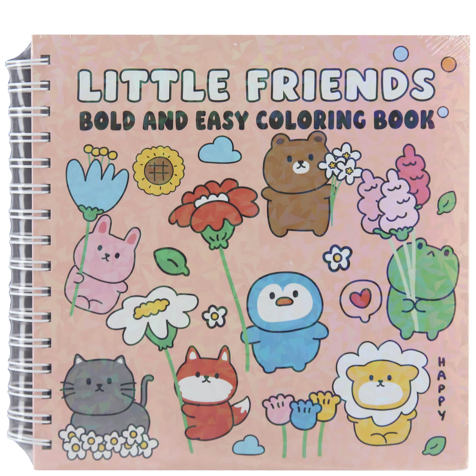 Little Friends: Bold And Easy Coloring Book