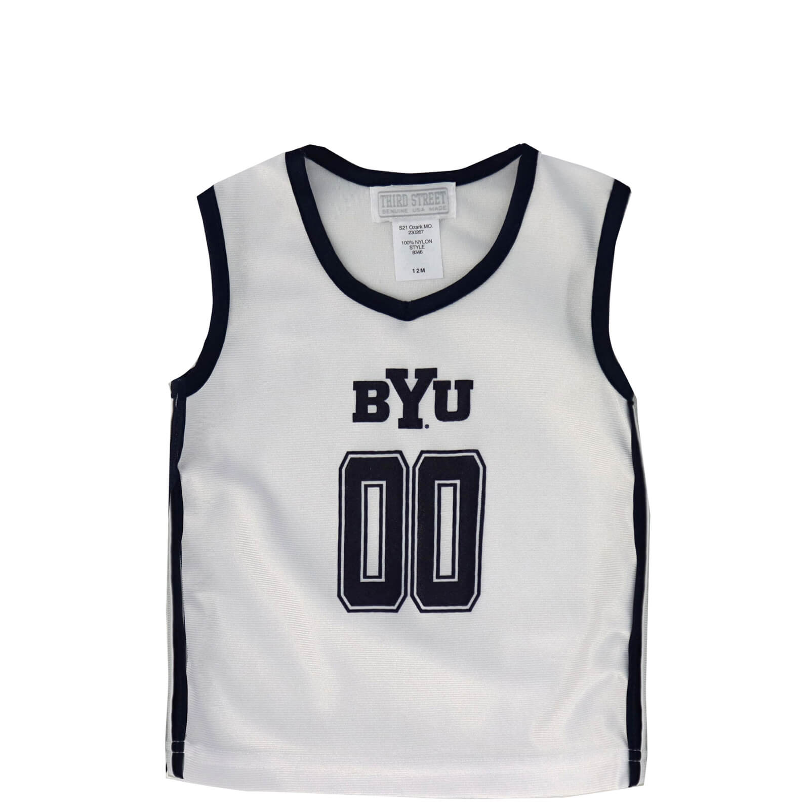 BYU Cougars basketball home uniform