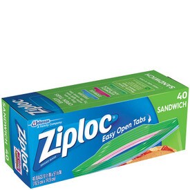 Ziploc Sandwich Bags 40 Ct Ziploc Sandwich Bags 40 Ct