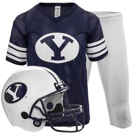 Youth Replica Football Helmet And Uniform Byu Set Franklin