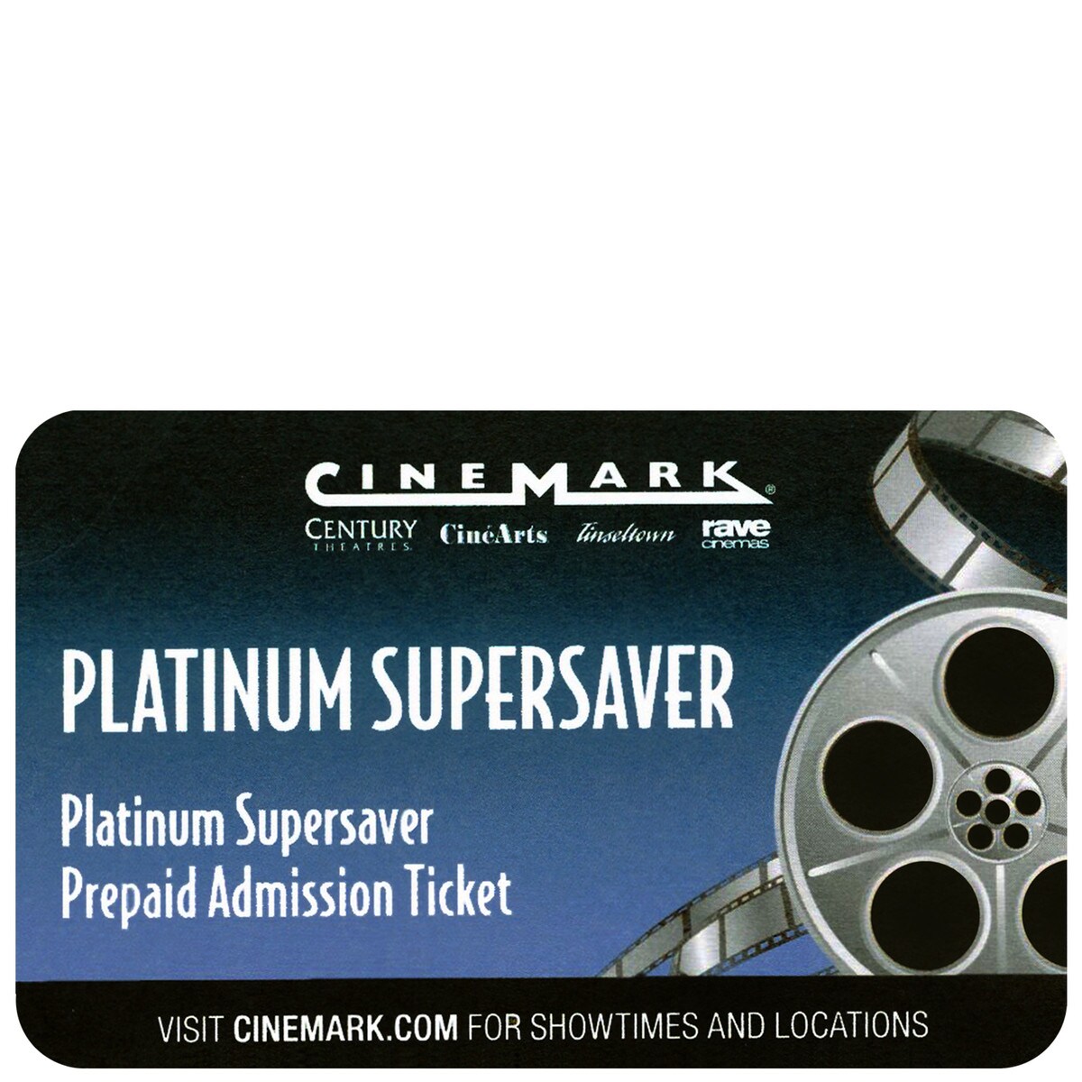 Cinemark Movie Prepaid Admission Ticket