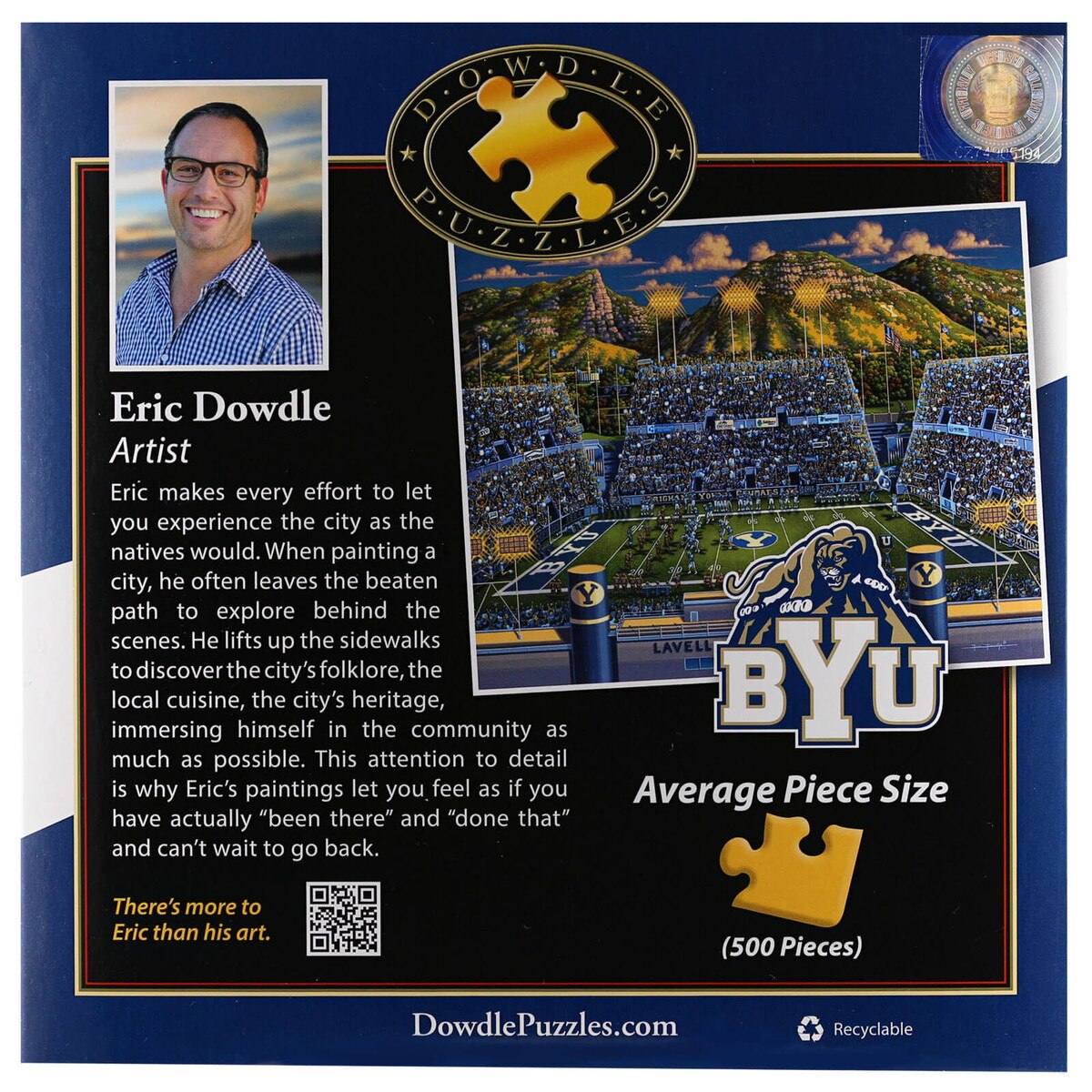 Dowdle BYU Football Stadium Puzzle