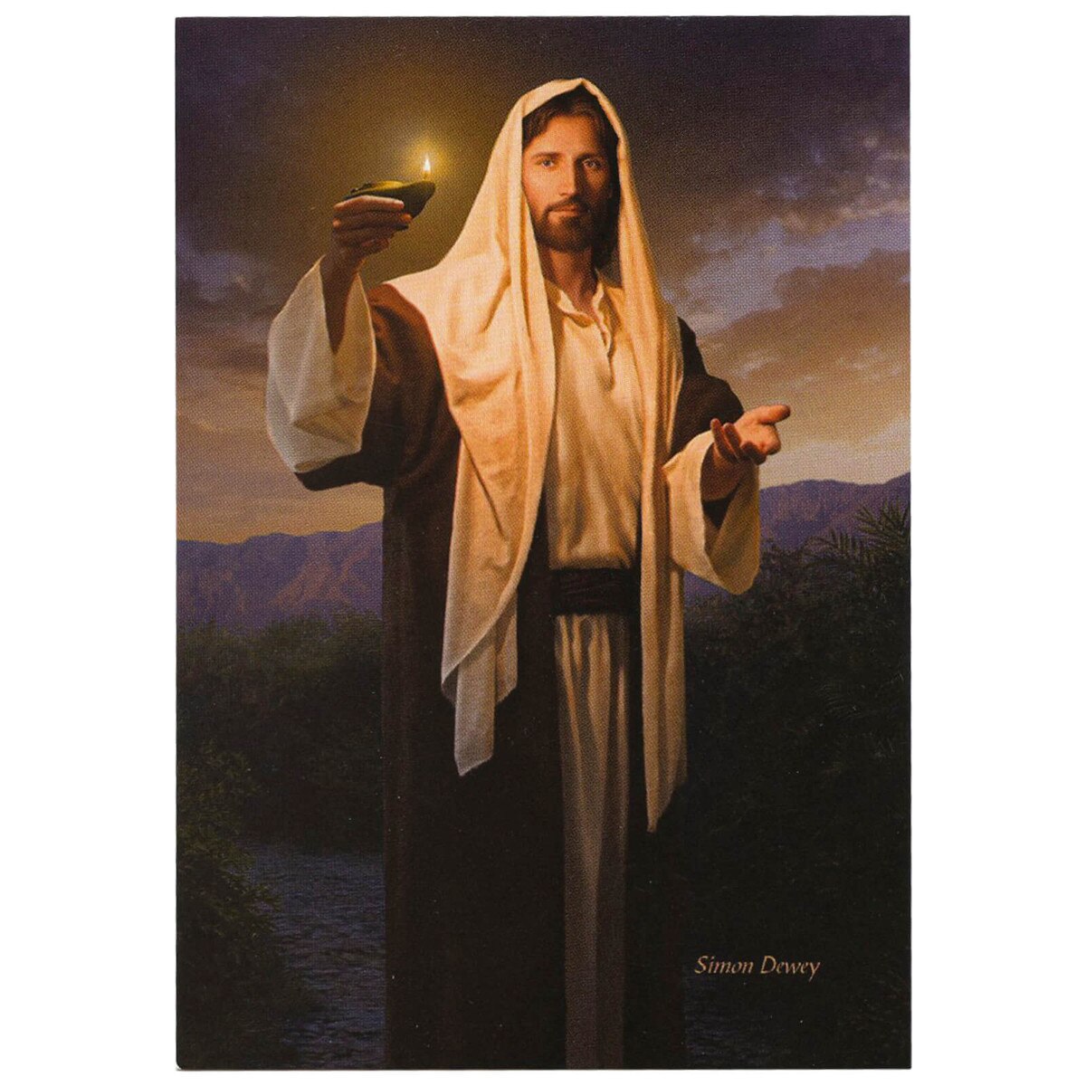 Lead Kindly Light Minicard By Simon Dewey 3" x 4"