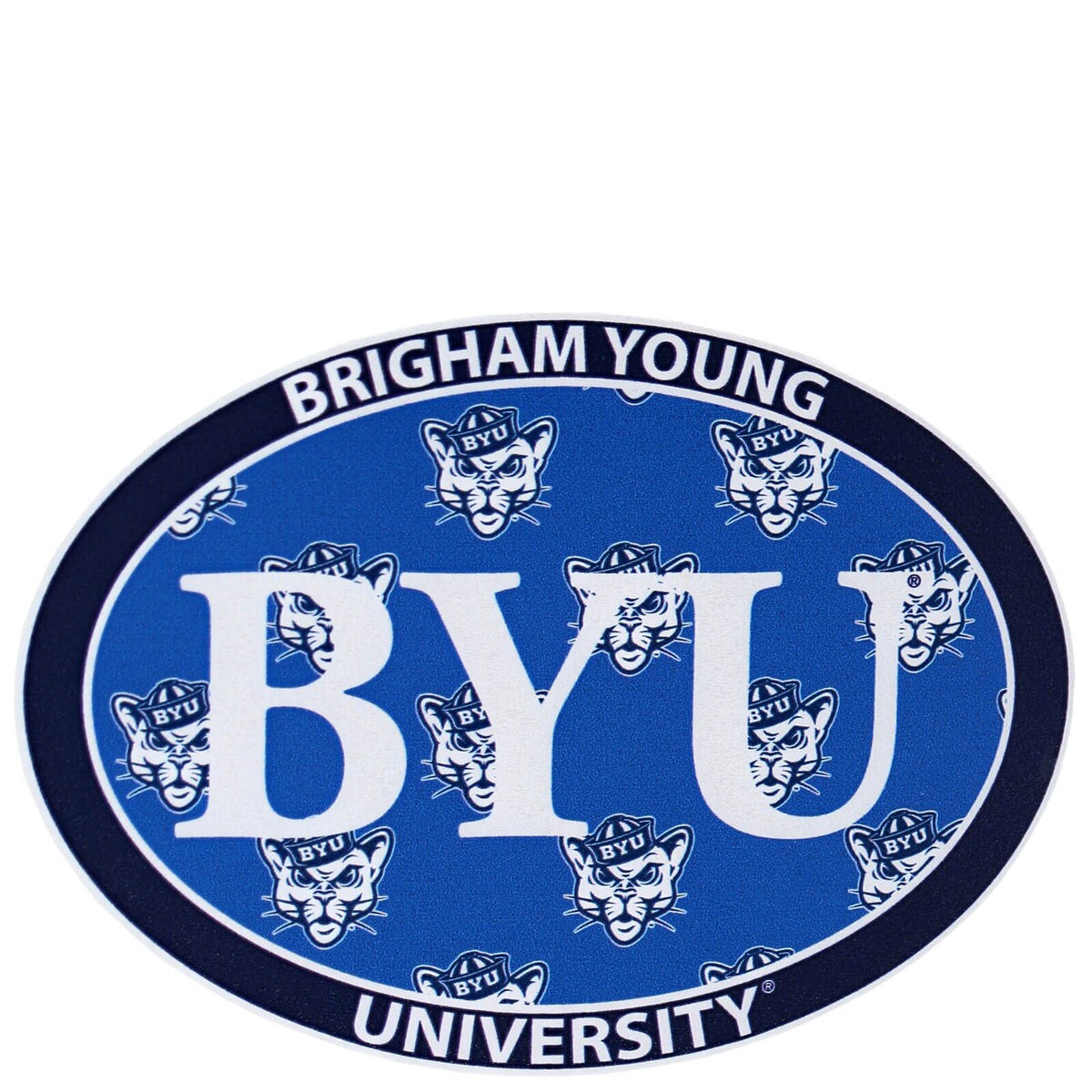 Brigham Young University Byu Decal 5 X 3 5