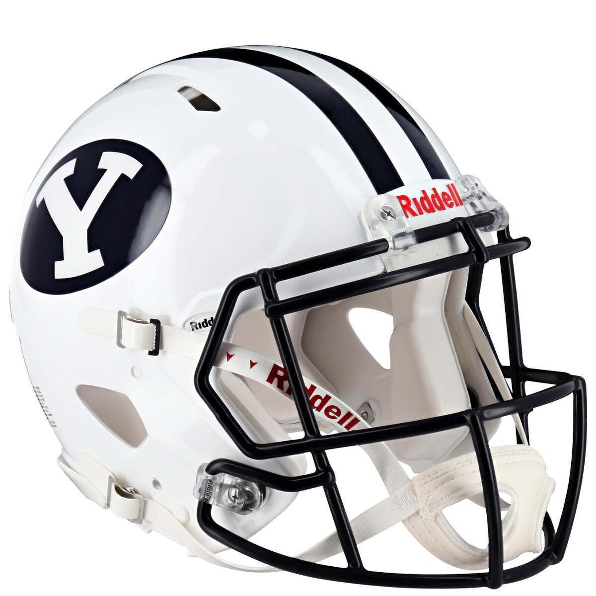 Oval Y Full Size Authentic BYU Speed Football Helmet Riddell