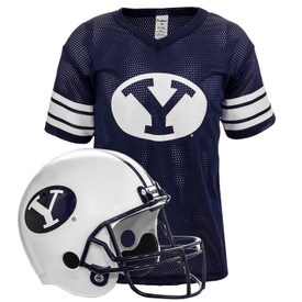 Youth Replica Football Helmet And Jersey Byu Set Franklin