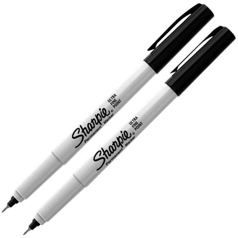 sharpie black fine marker