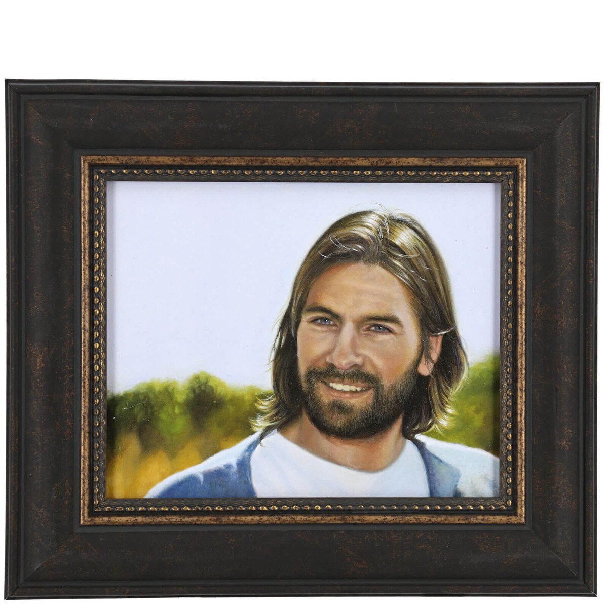 Framed Art: Abide with Me by Liz Lemon Swindle - 12" x 14"